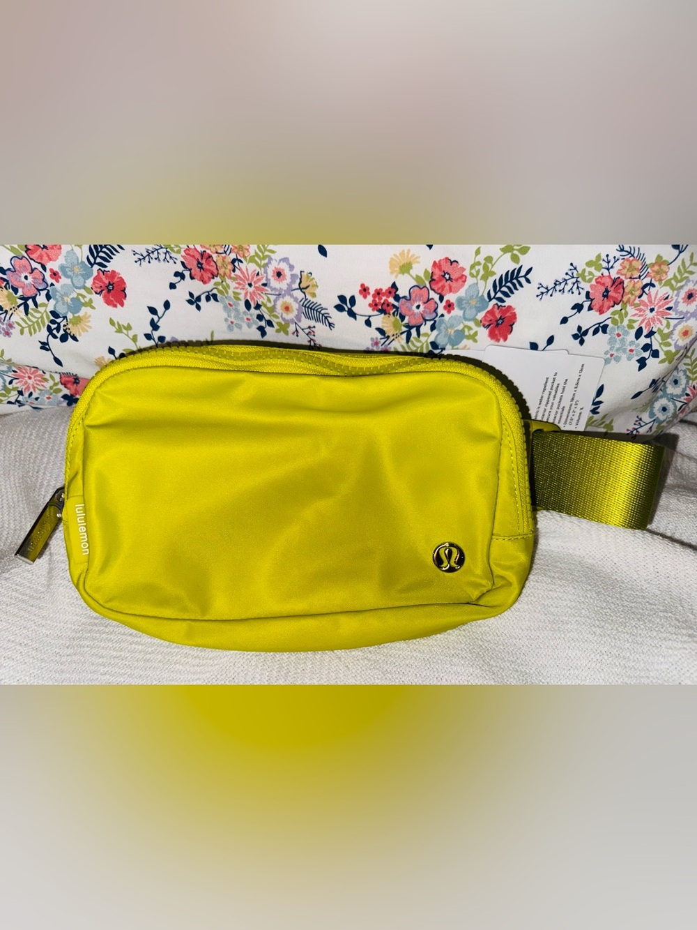 lululemon athletica Bright Yellow Belt Bag